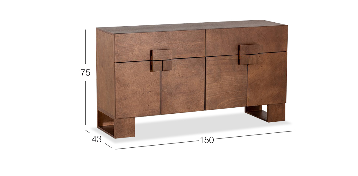 Aparador Kansas Nogal