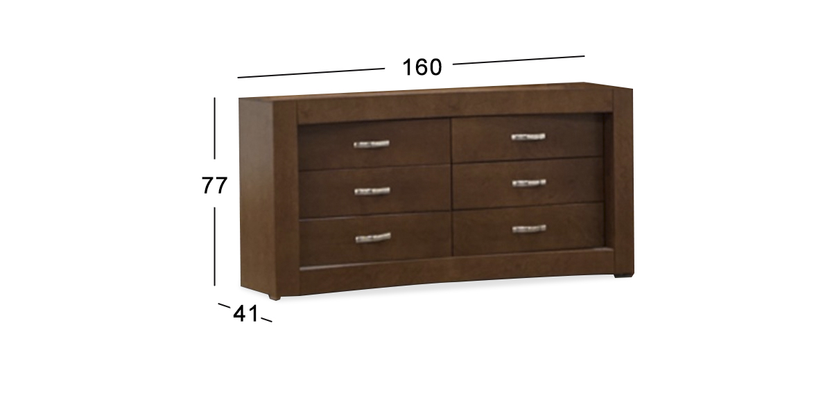 Cómoda Dumond Nogal - Almacenaje